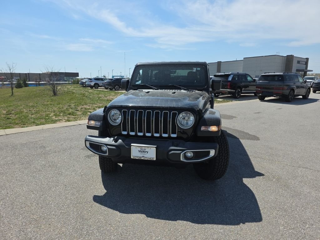 Used 2023 Jeep Wrangler 4-Door Sahara with VIN 1C4HJXEG5PW664039 for sale in Kansas City