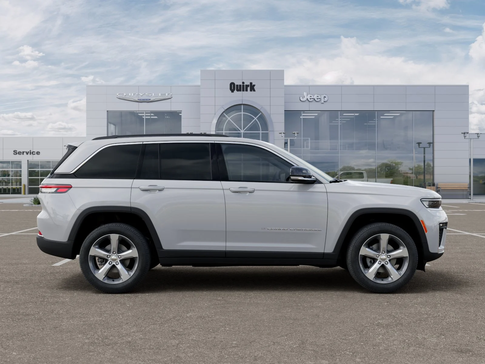 New 2026 Bright White Clear-Coat Exterior Paint Jeep Limited image 47