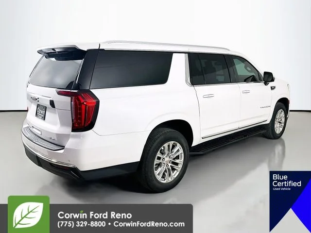 Certified Used 2022 White Frost Tri-Coat GMC SLT image 9