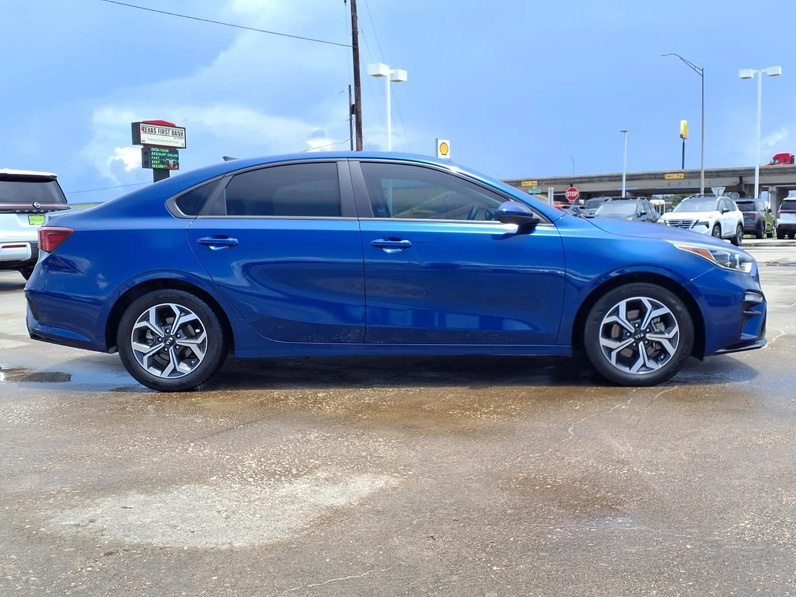 Certified Used 2021 Blue Kia LXS image 8