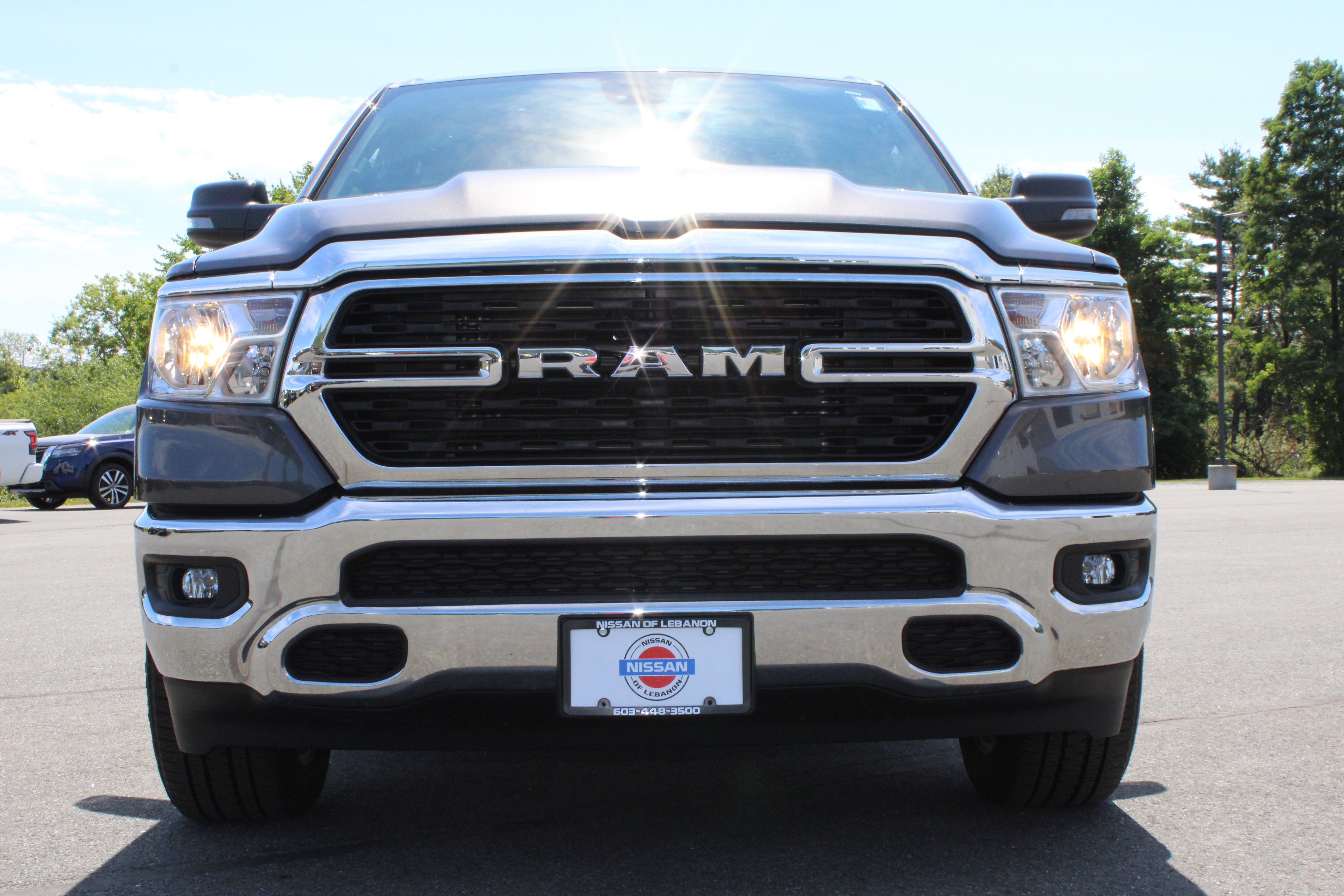 Used 2023 Granite Crystal Metallic Clearcoat Ram Big Horn image 3