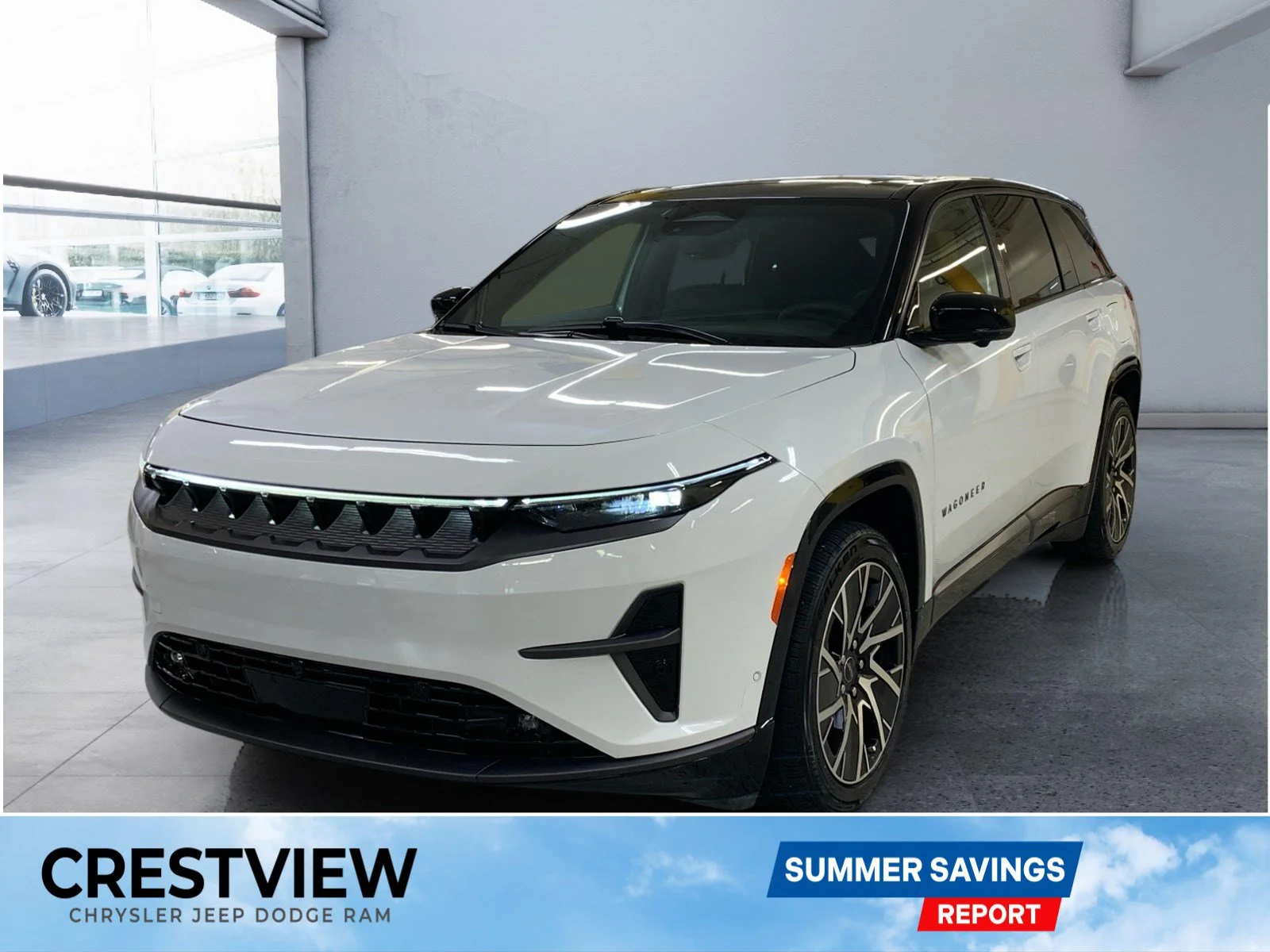 Used 2025 Bright White Jeep Limited image 1