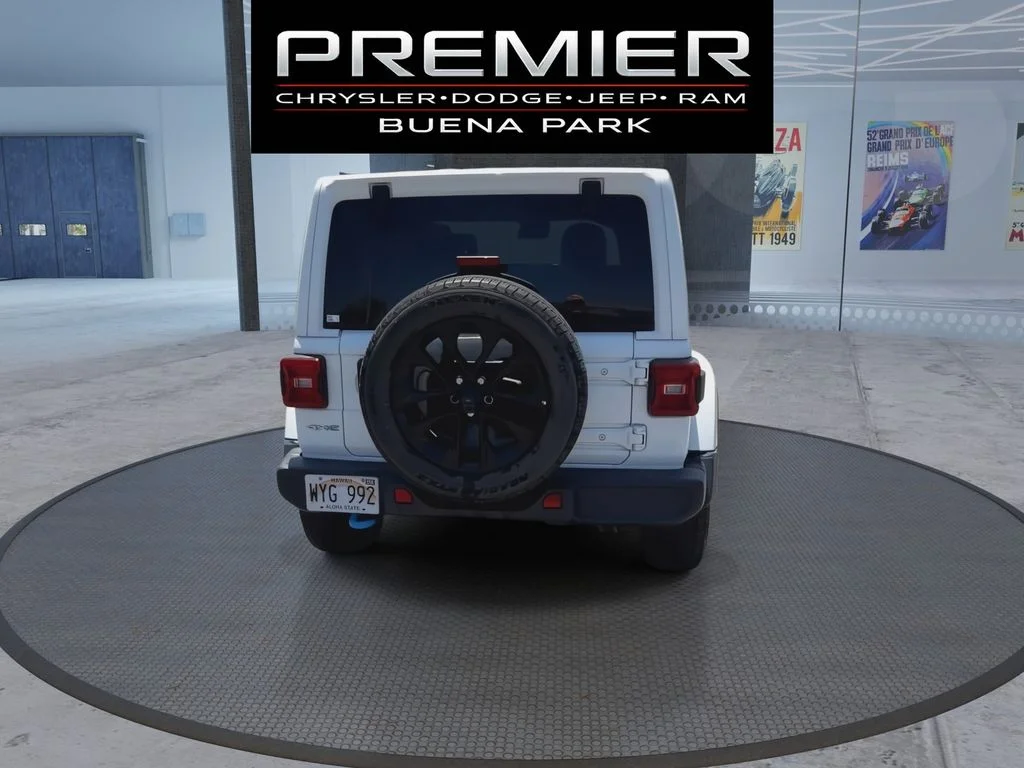 Used 2024 White Jeep Sahara 4xe image 7