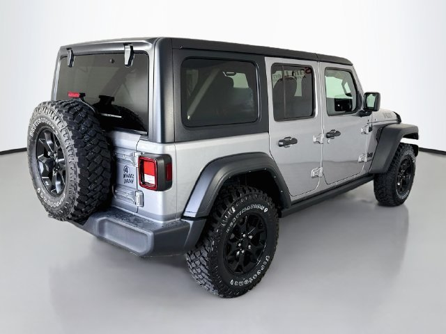 Used 2021 Silver Jeep Unlimited Willys image 7