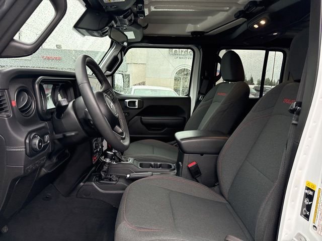 Used 2025 Bright White Clearcoat Jeep Rubicon image 24