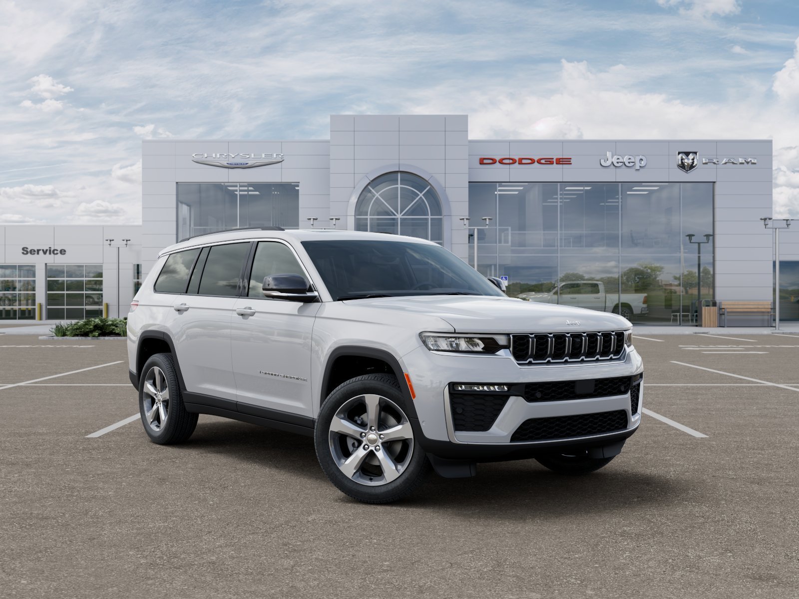 New 2026 Bright White Clear-Coat Exterior Paint Jeep Limited image 35