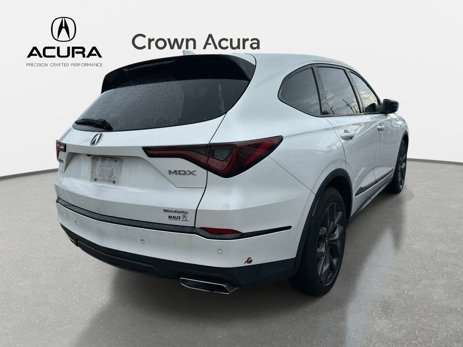 Used 2022 Platinum White Pearl Acura w/A-Spec Package image 2