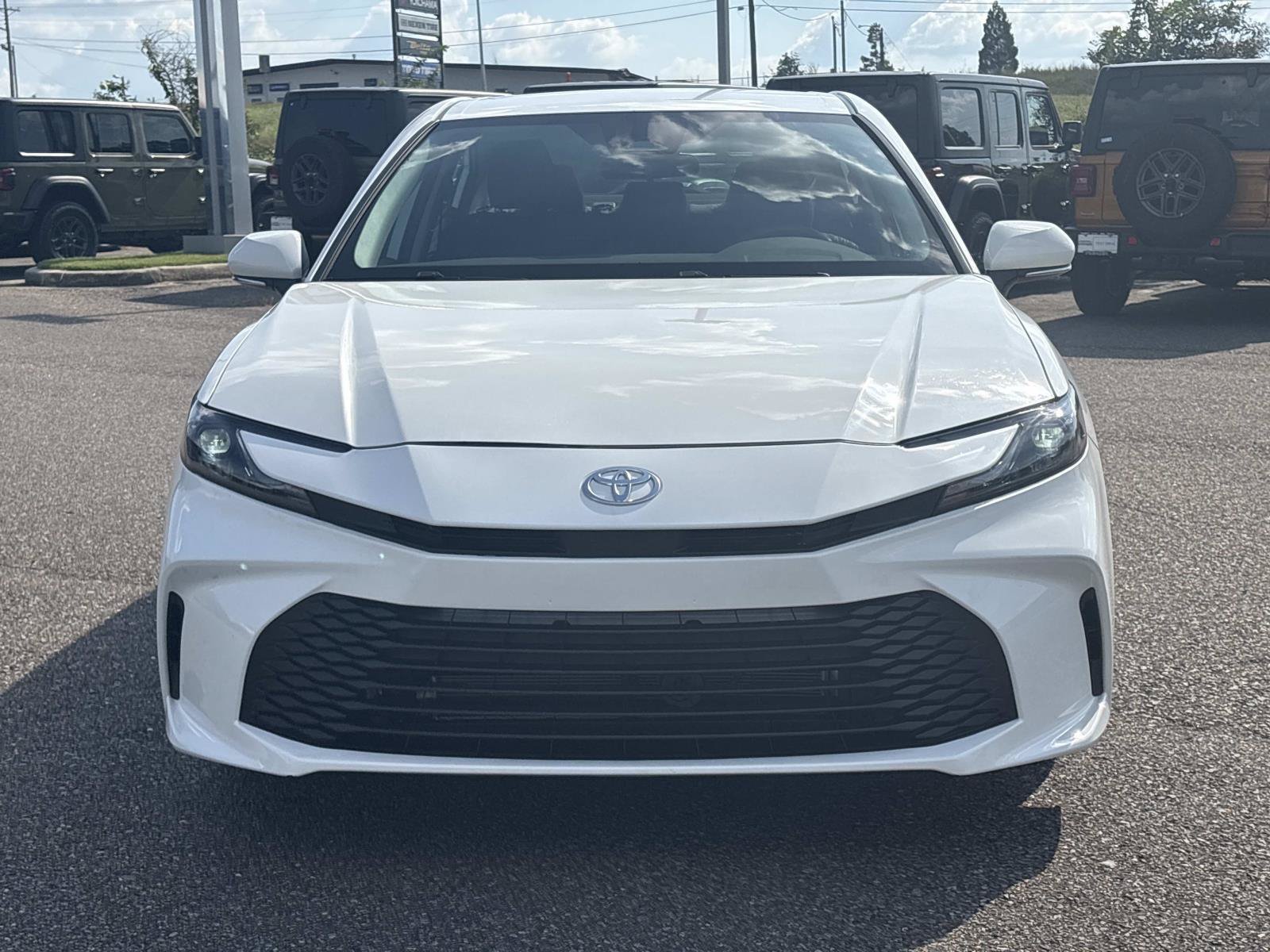 Used 2025 White Toyota LE image 2