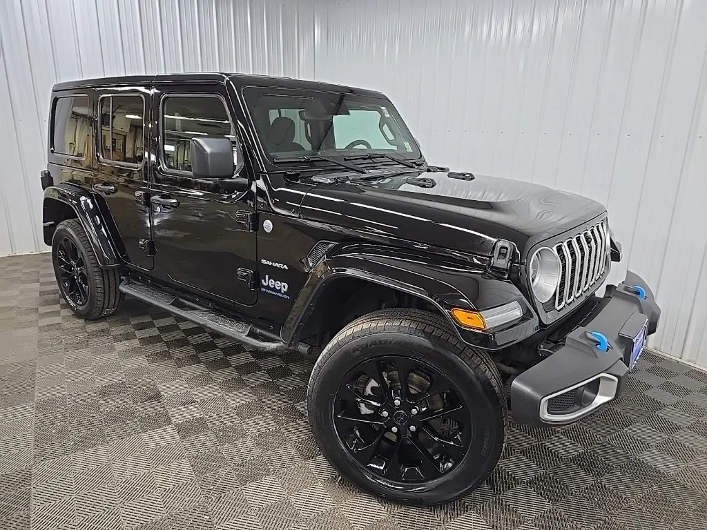 Used 2024 Black Jeep Sahara 4xe image 7