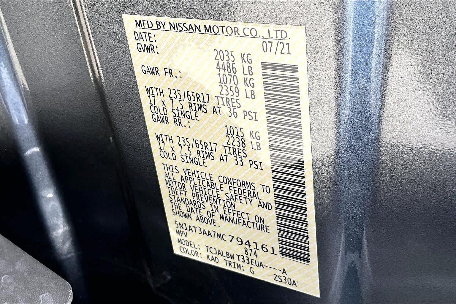 Used 2021 Gun Metallic Nissan S image 32