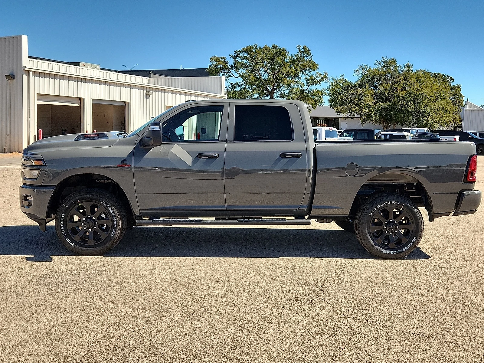 New 2027 Ceramic Gray Clear-Coat  Paint Ram BLACK EXPRESS CREW CAB 4X4 6