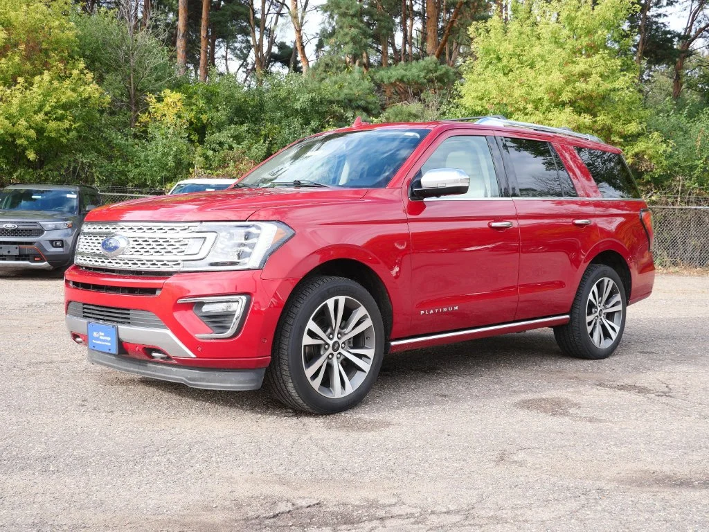 Used 2021 Ford Expedition Platinum with VIN 1FMJU1MT3MEA02588 for sale in White Bear Lake, Minnesota