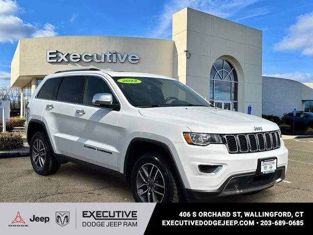 Used 2022 White Jeep Limited image 1