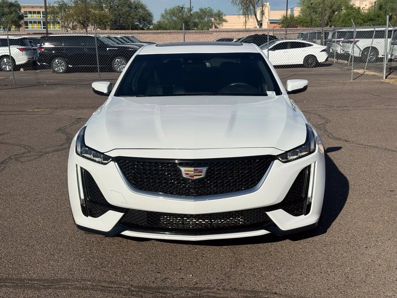 Used 2020 Summit White Cadillac Sport image 1