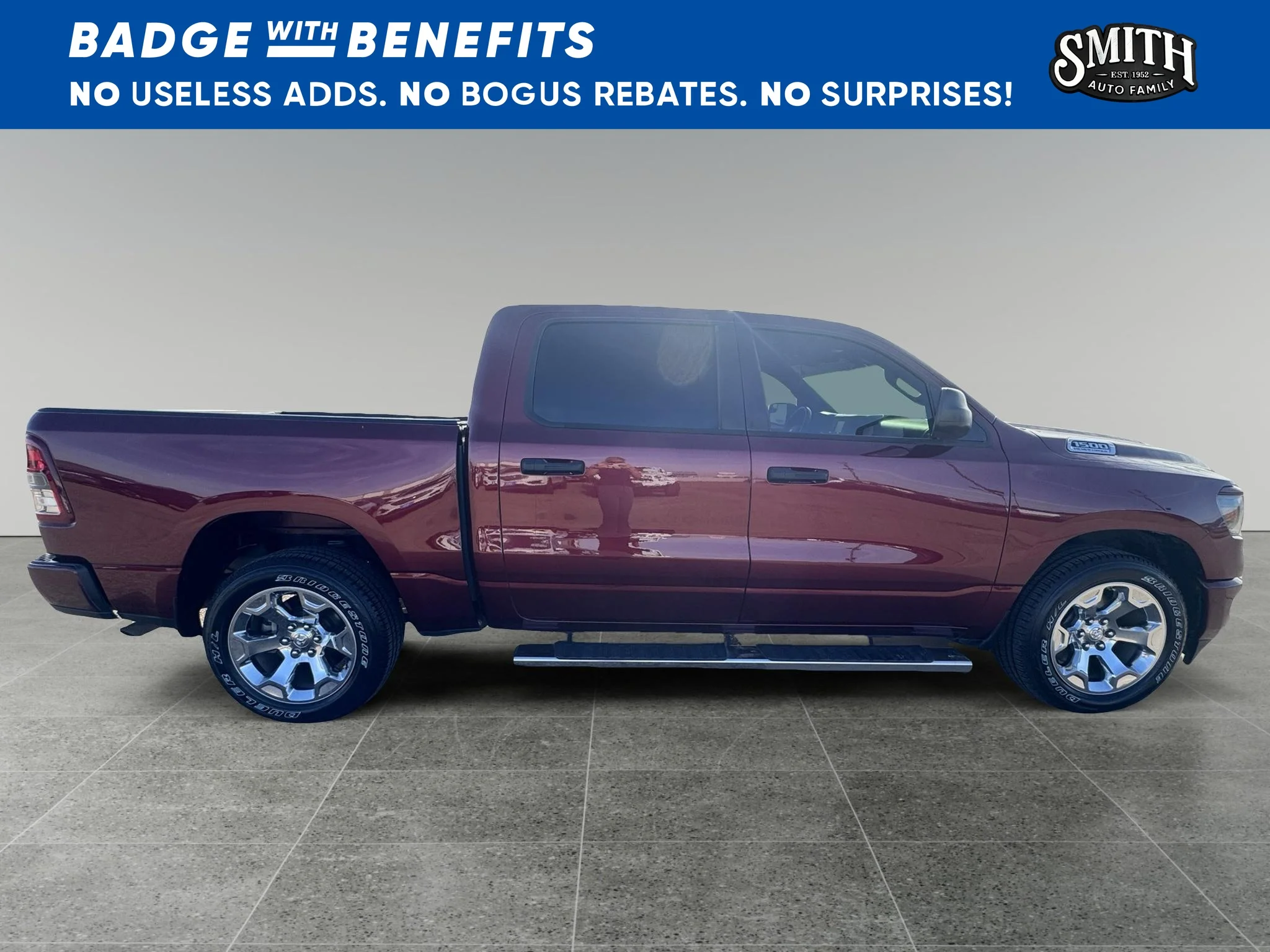 Used 2023 Delmonico Red Pearlcoat Ram Tradesman image 9