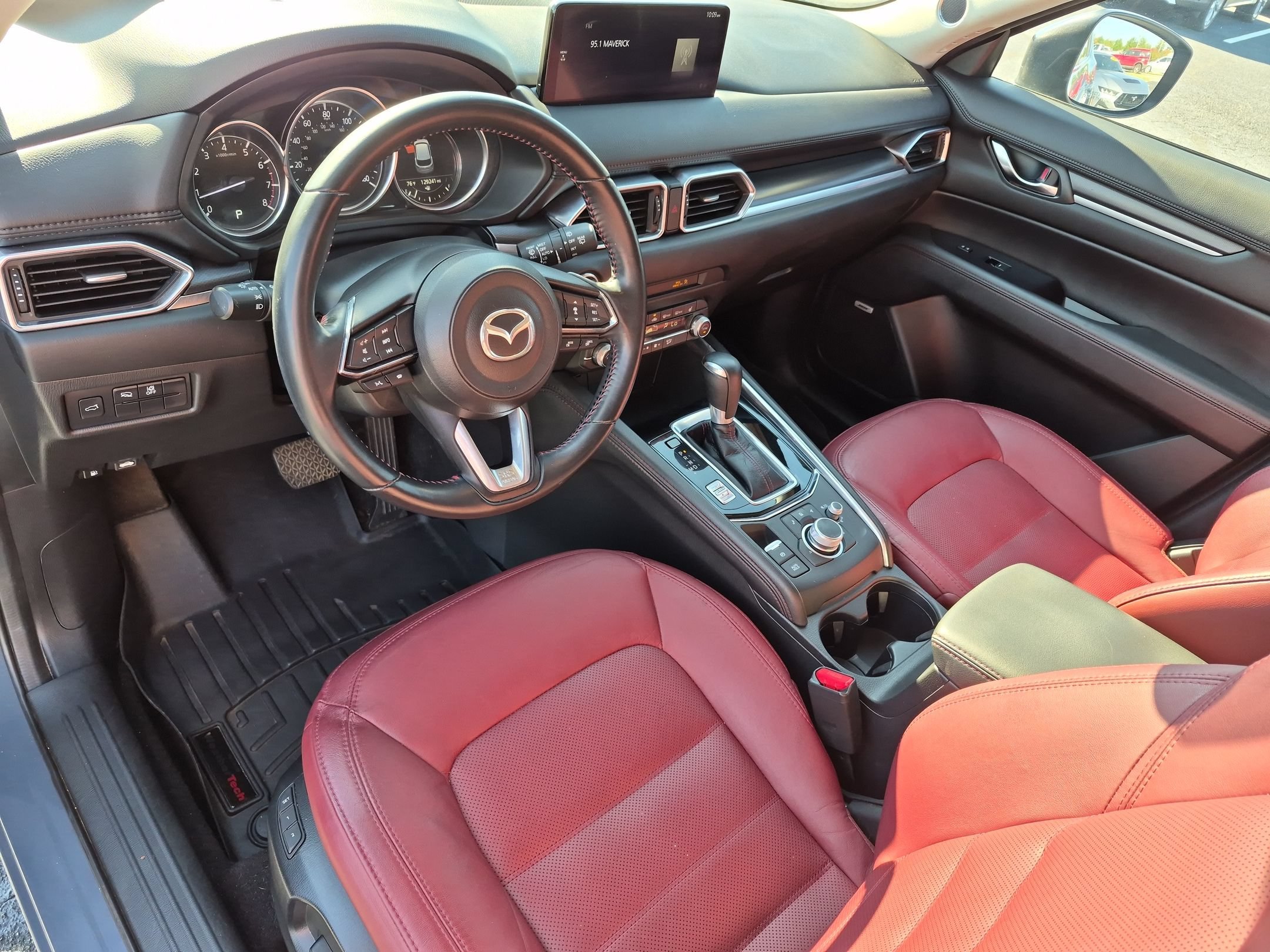 Used 2021 Polymetal Gray Mazda Carbon Edition image 16