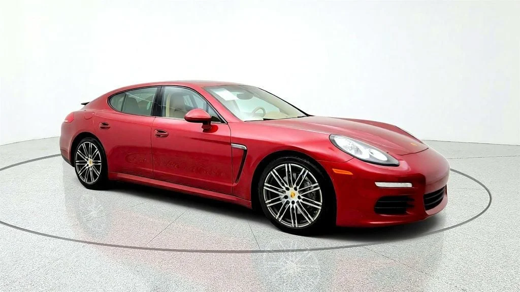 Used 2016 Ruby Red Metallic Porsche 4dr Hatchback 4 Edition w/ Premium Package Plus & 20