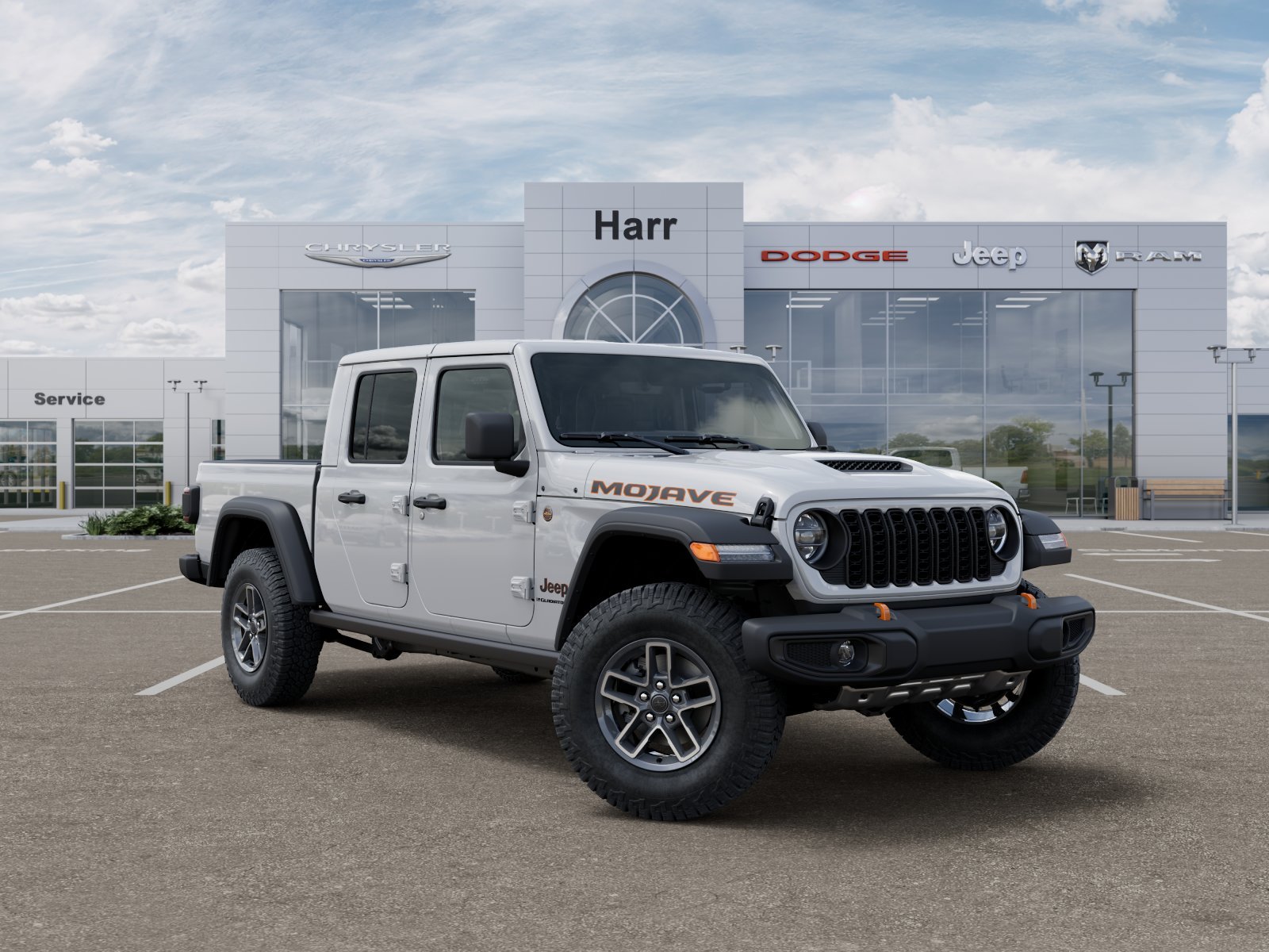 New 2026 Bright White Clear-Coat Exterior Paint Jeep Mojave image 63