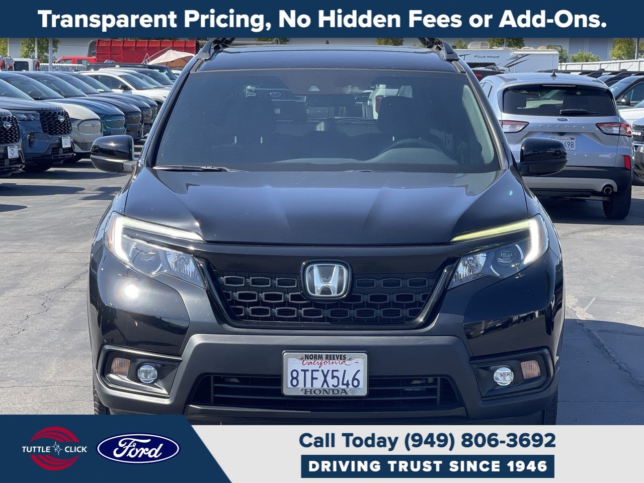 Used 2019 Black Honda Sport image 2