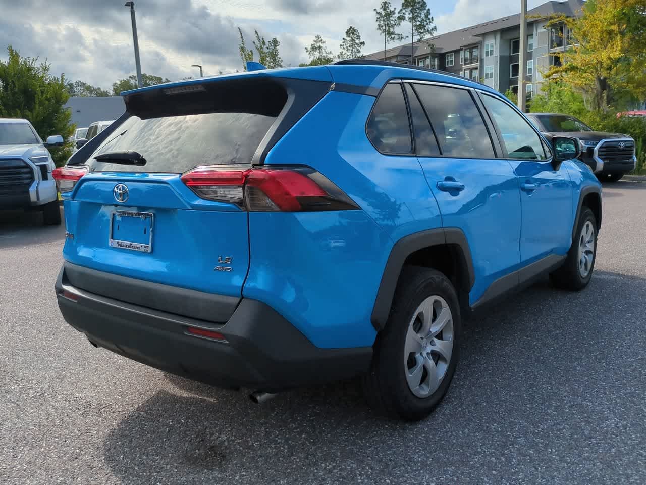 Used 2021 Blue Flame Toyota LE image 6