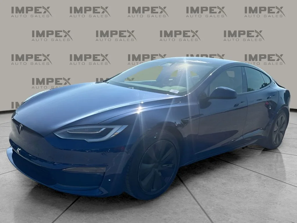 Used 2022 Blue Tesla Base image 1