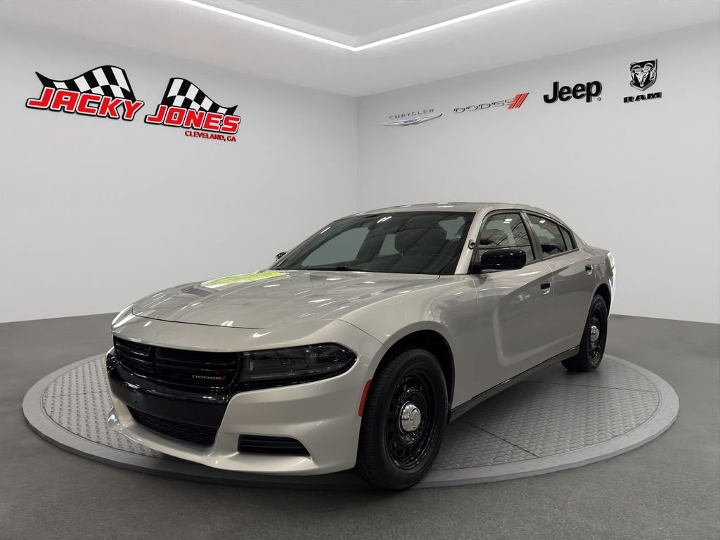 Used 2022 Bright Silver Metallic Clearcoat Dodge Police image 2