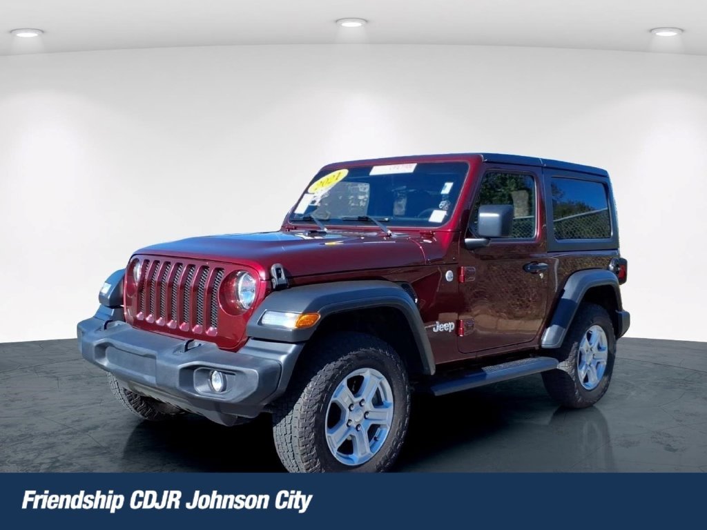Used 2021 Red Jeep Sport S image 1