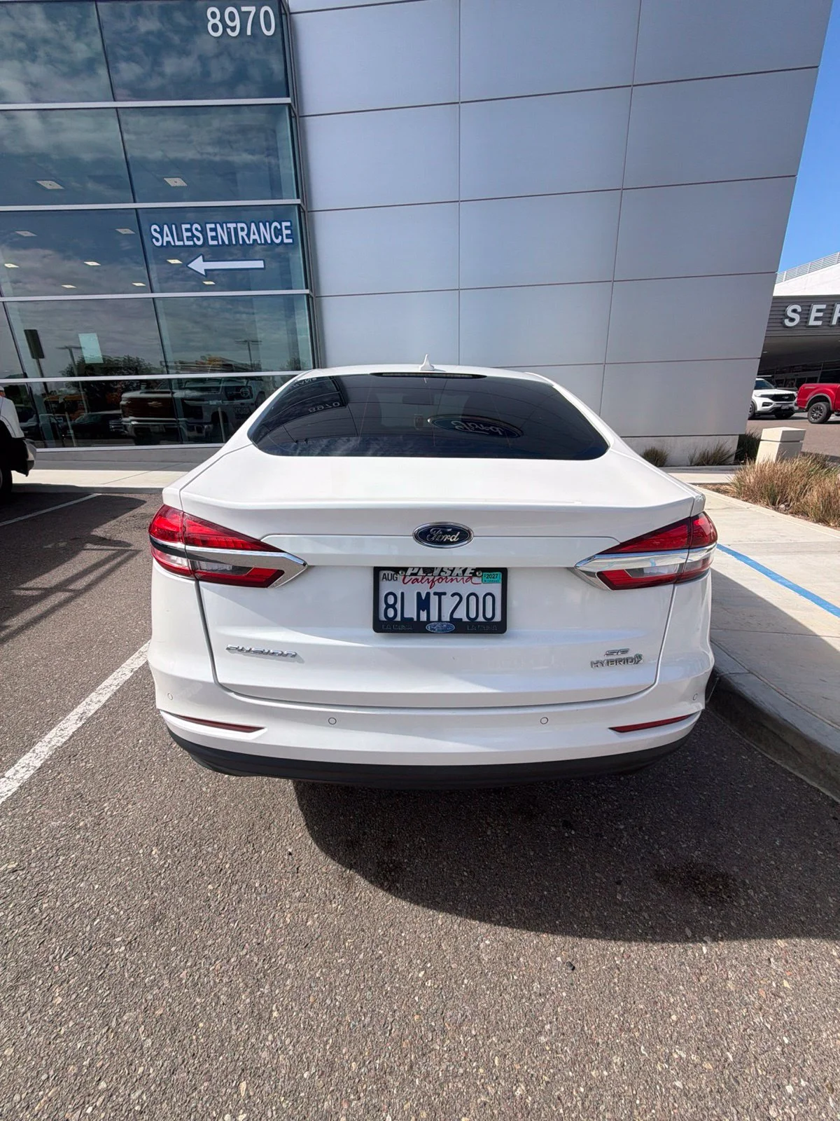 Used 2019 White Ford SE image 6