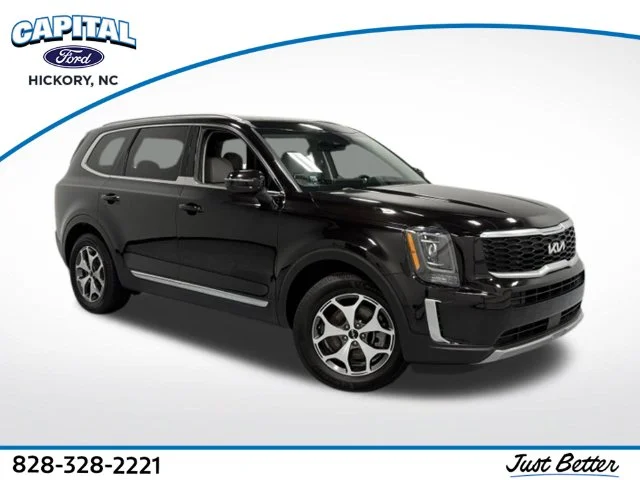 Used 2022 Black Kia EX image 1