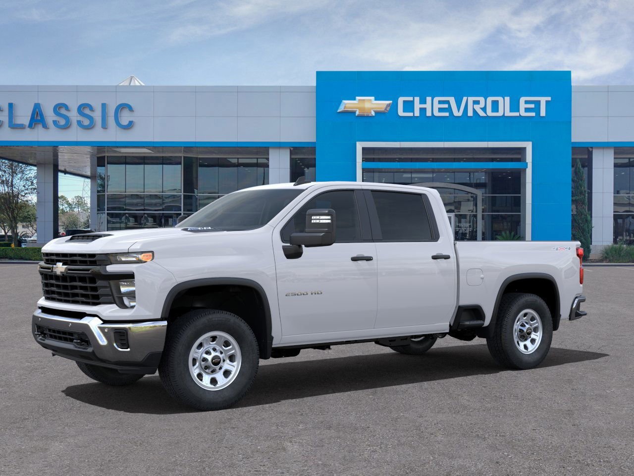 2025 Chevrolet Silverado 2500 HD WT White at Classic Elite Chevrolet Hwy 6