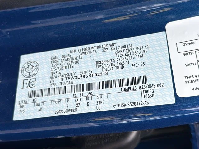 Used 2025 Blue Ford XLT image 27