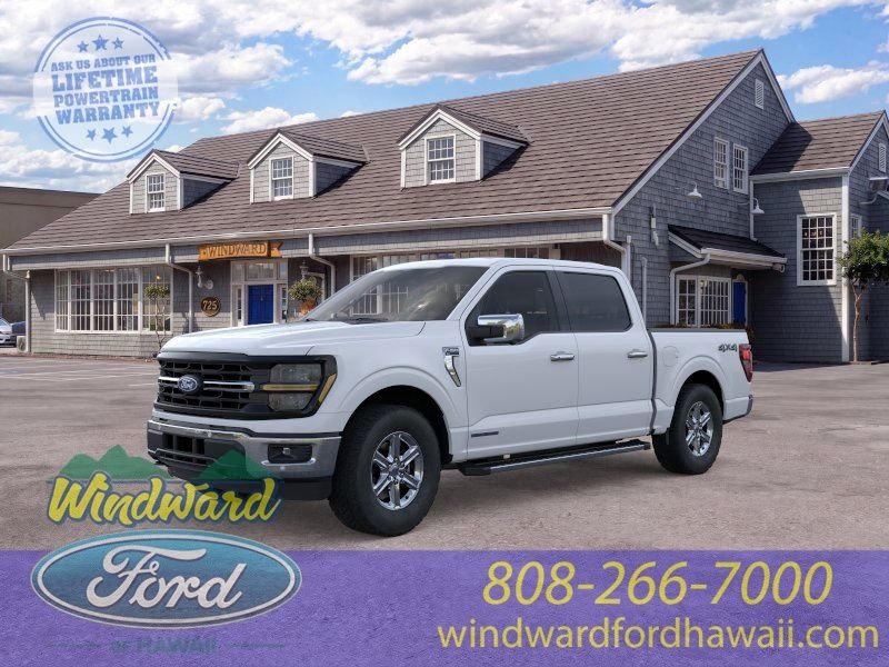 New 2025 Space White Metallic Ford XLT image 1