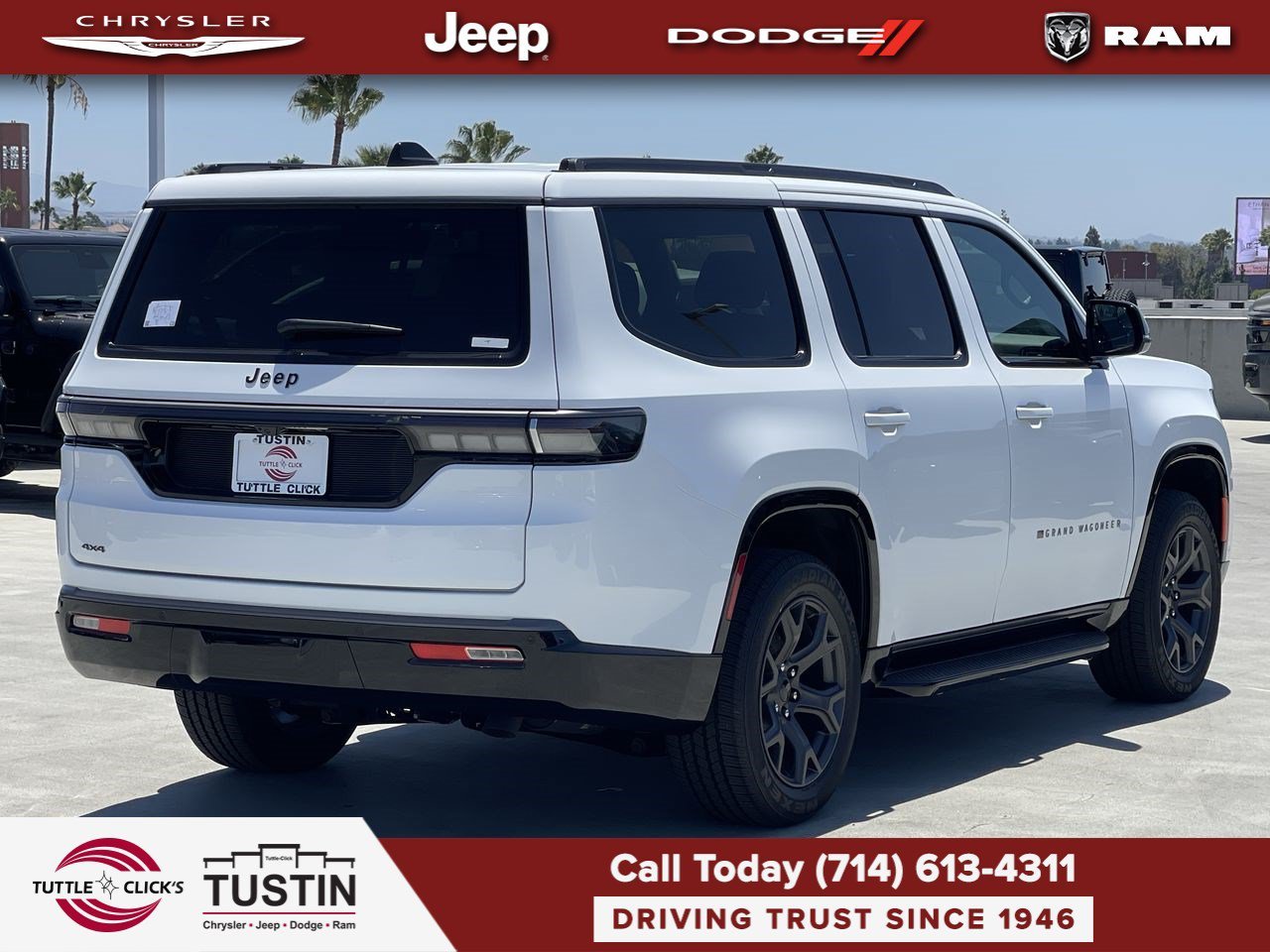 New 2026 Bright White Clear-Coat Exterior Paint Jeep Limited Altitude image 6