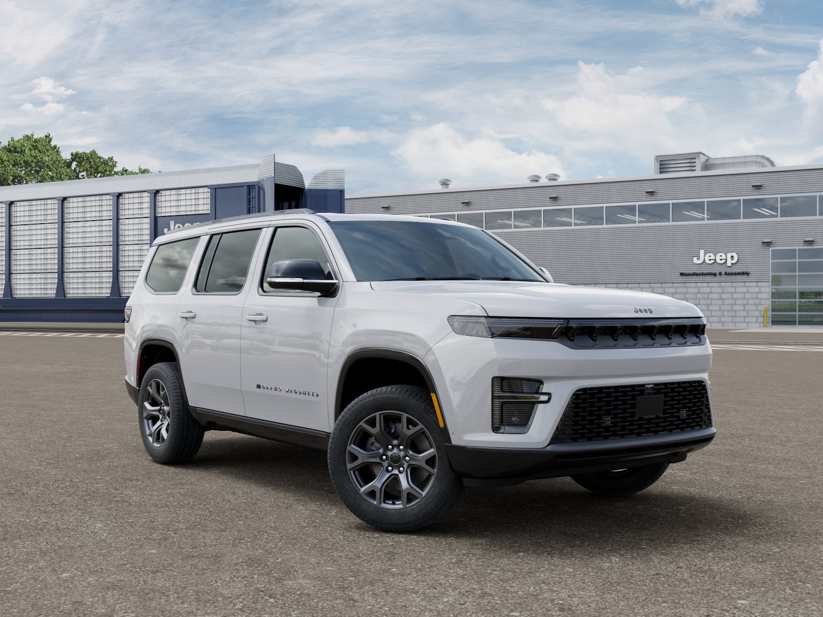 New 2026 Bright White Clear-Coat Exterior Paint Jeep Limited Altitude image 3