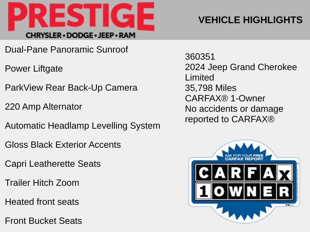 Used 2024 White Jeep Limited image 6