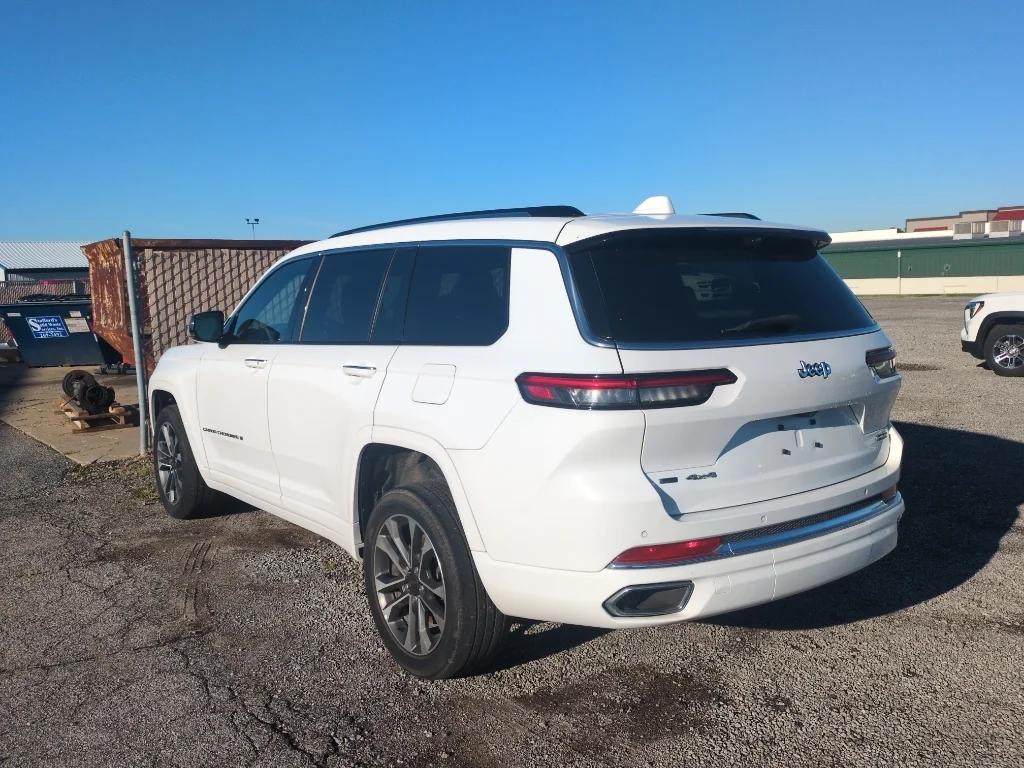 Used 2021 Bright White Clearcoat Jeep Overland image 8
