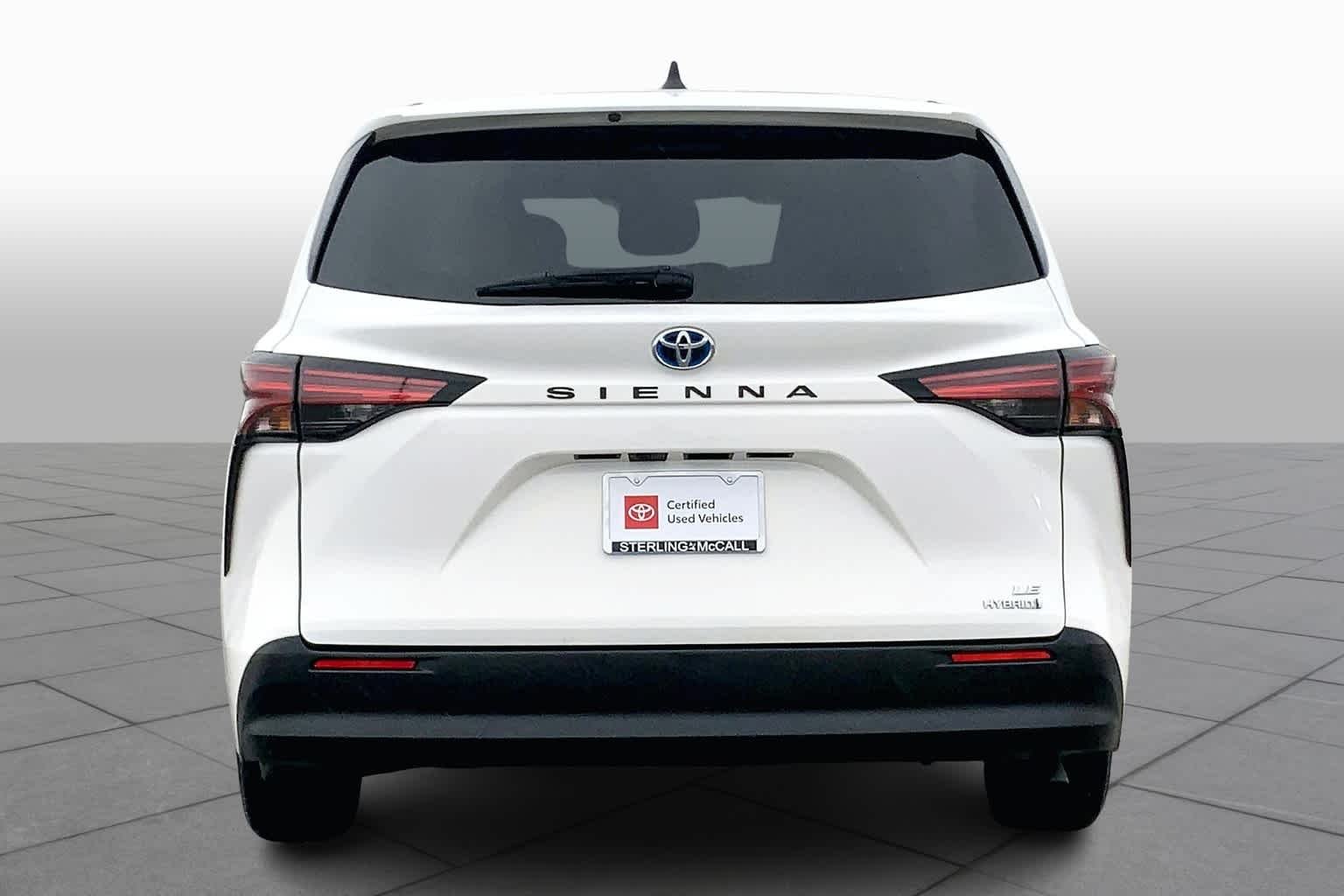 Used 2021 Super White Toyota LE image 5