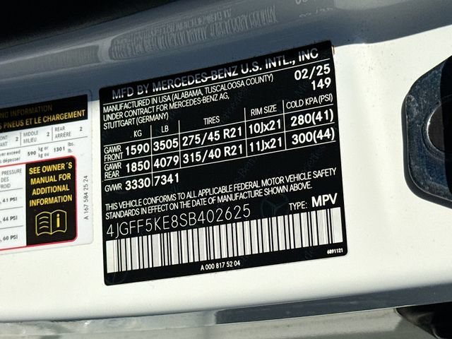 Used 2025 White Mercedes-Benz GLS 450 image 47