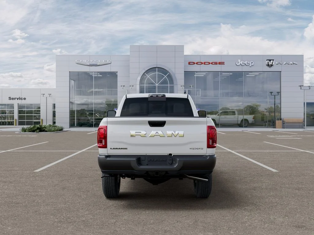 New 2026 Bright White Clear-Coat Exterior Paint RAM Laramie image 8