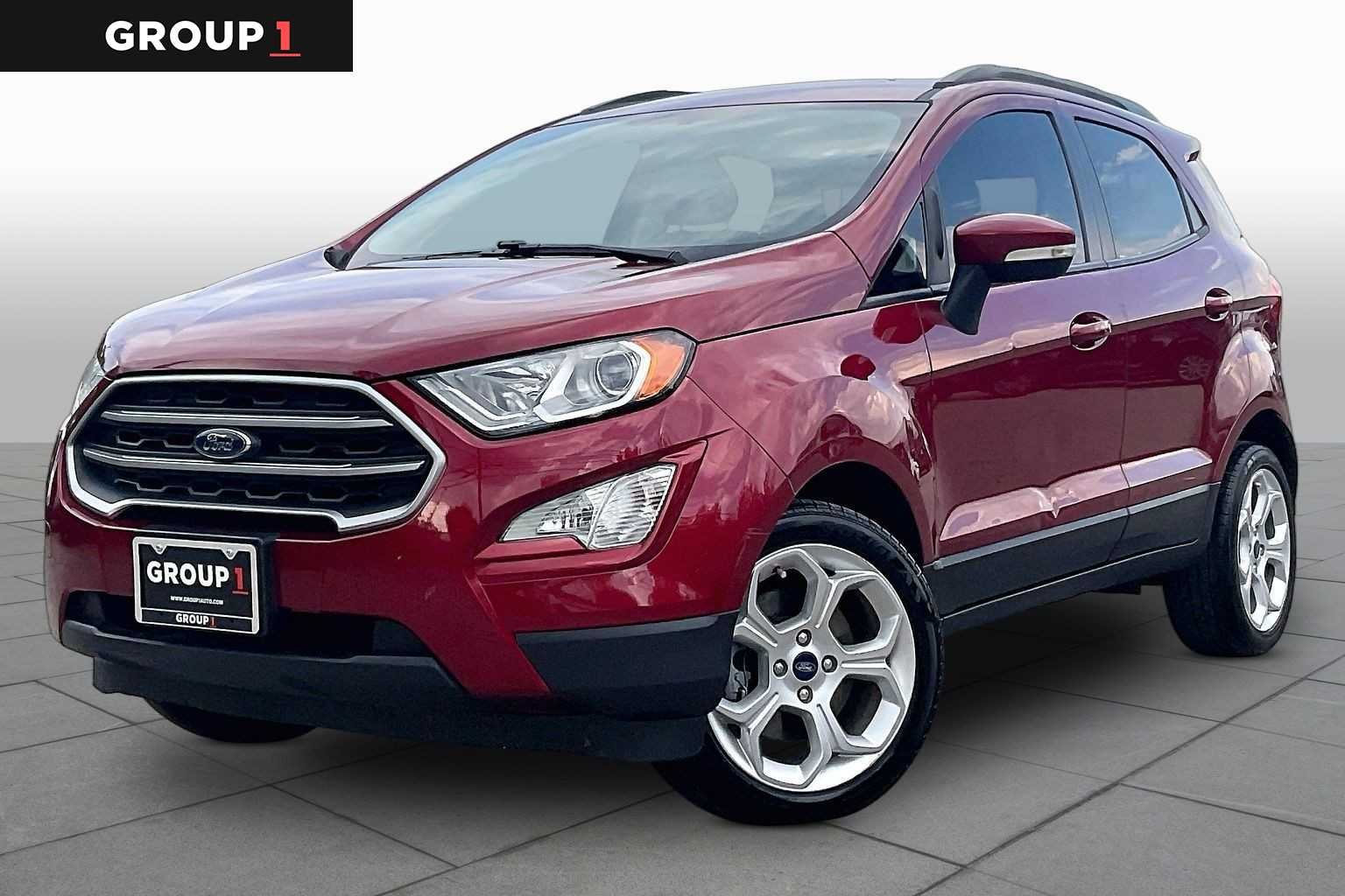 Used 2021 Ruby Red Metallic Tinted Clearcoat Ford SE image 1
