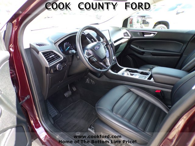 Used 2024 Burgundy Velvet Metallic Tinted Clearcoat Ford SEL image 2