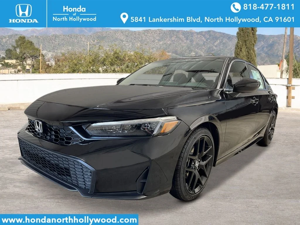 New 2026 Crystal Black Pearl Honda Sport image 1