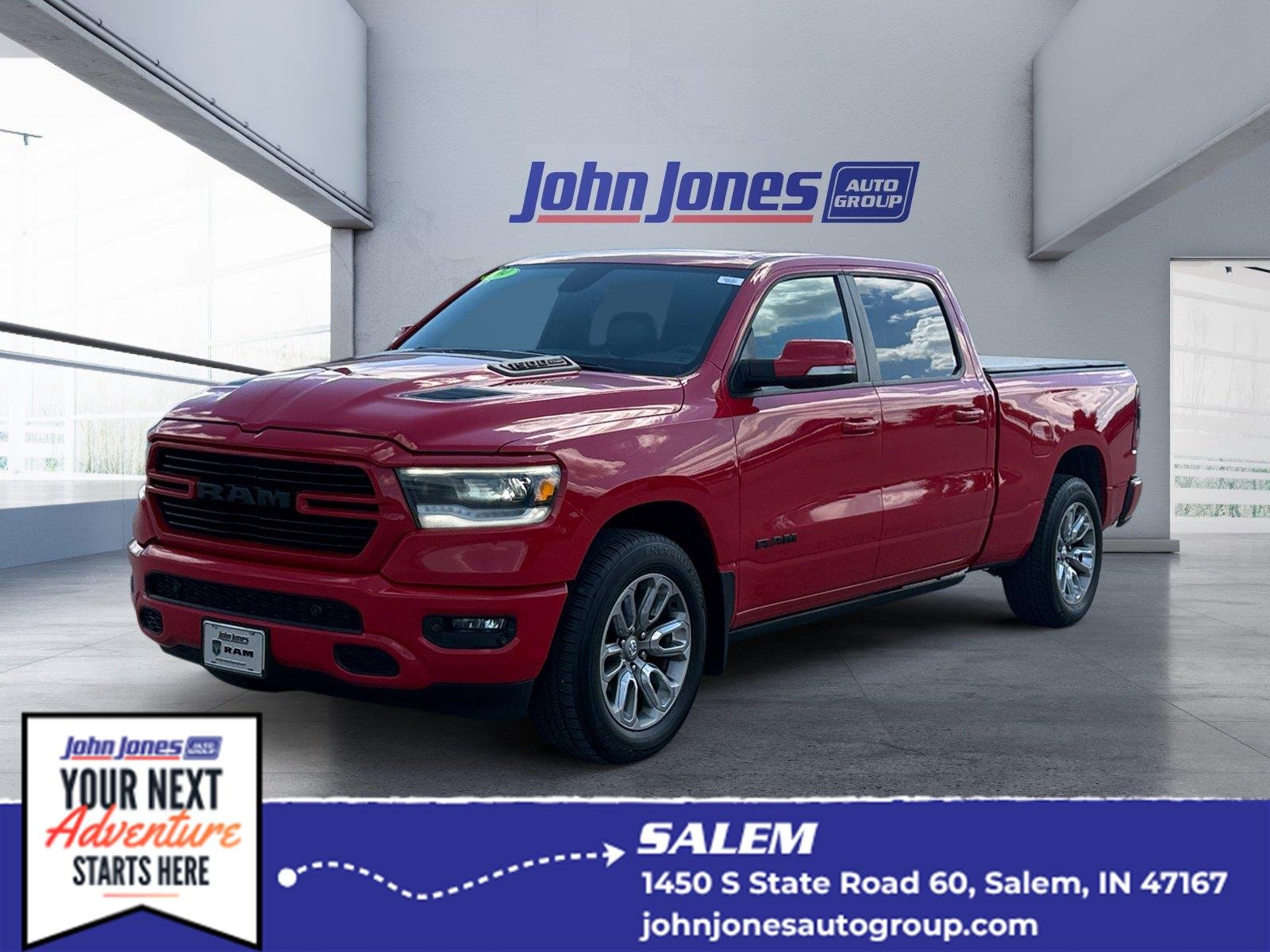 Used 2019 Flame Red Ram Sport image 1