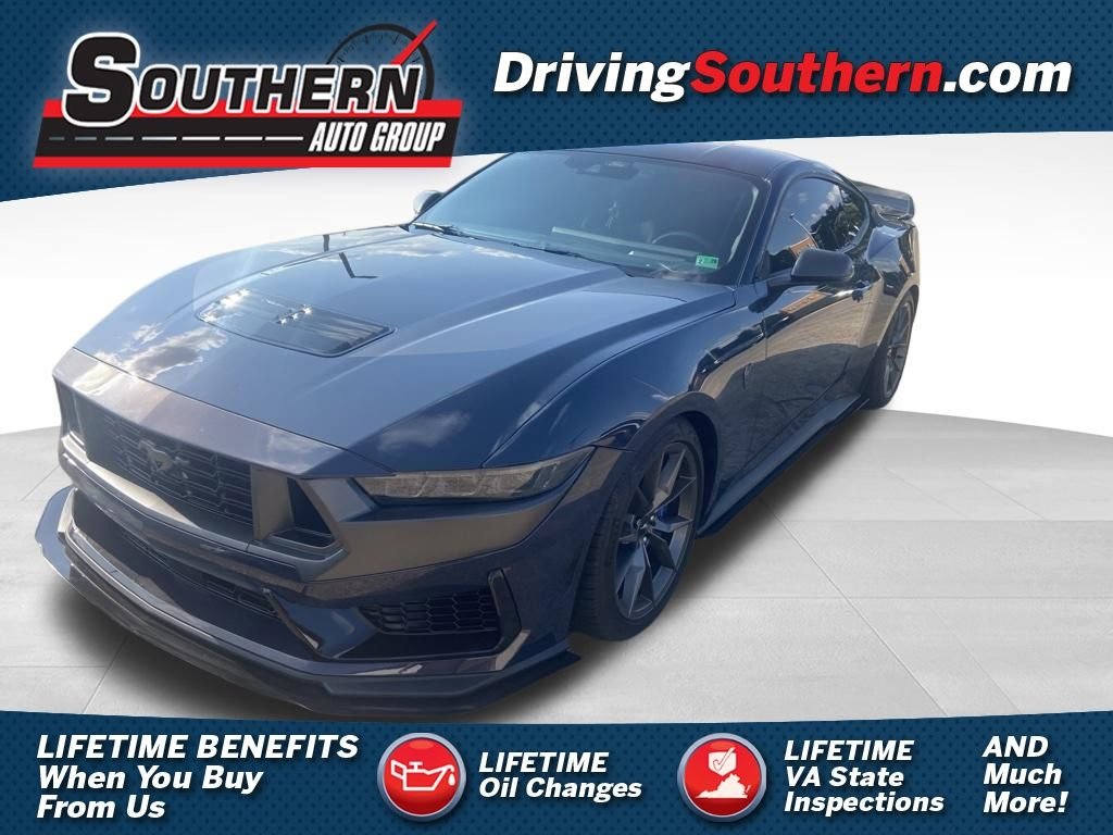 Used 2024 Blue Ford Dark Horse image 1