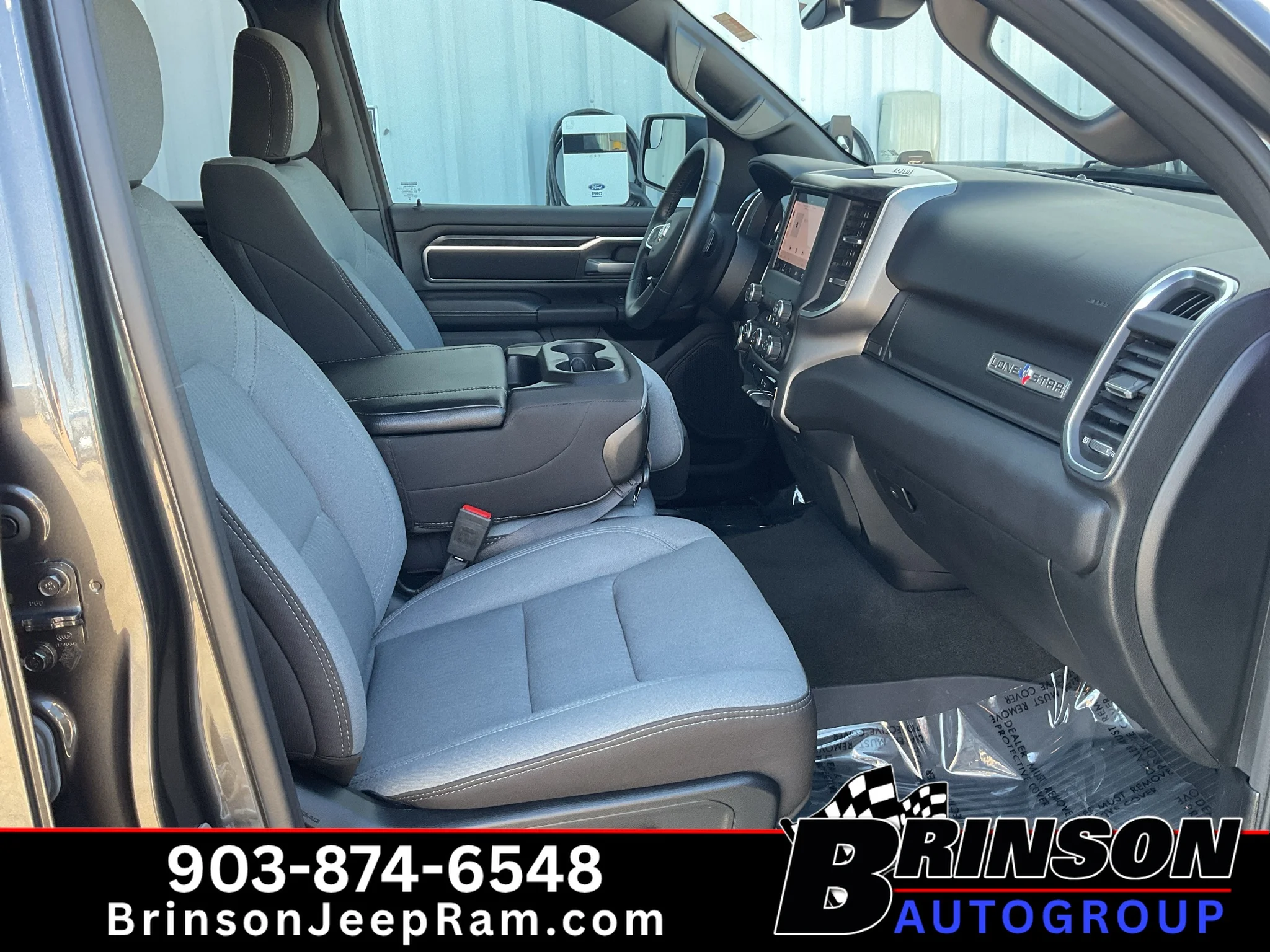 Used 2024 Granite Crystal Metallic Clearcoat Ram Lone Star image 21