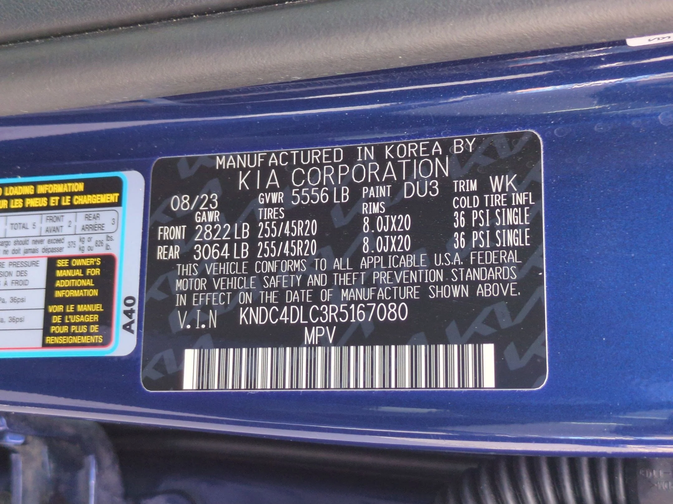 Used 2024 Yacht Blue Kia GT-Line image 31