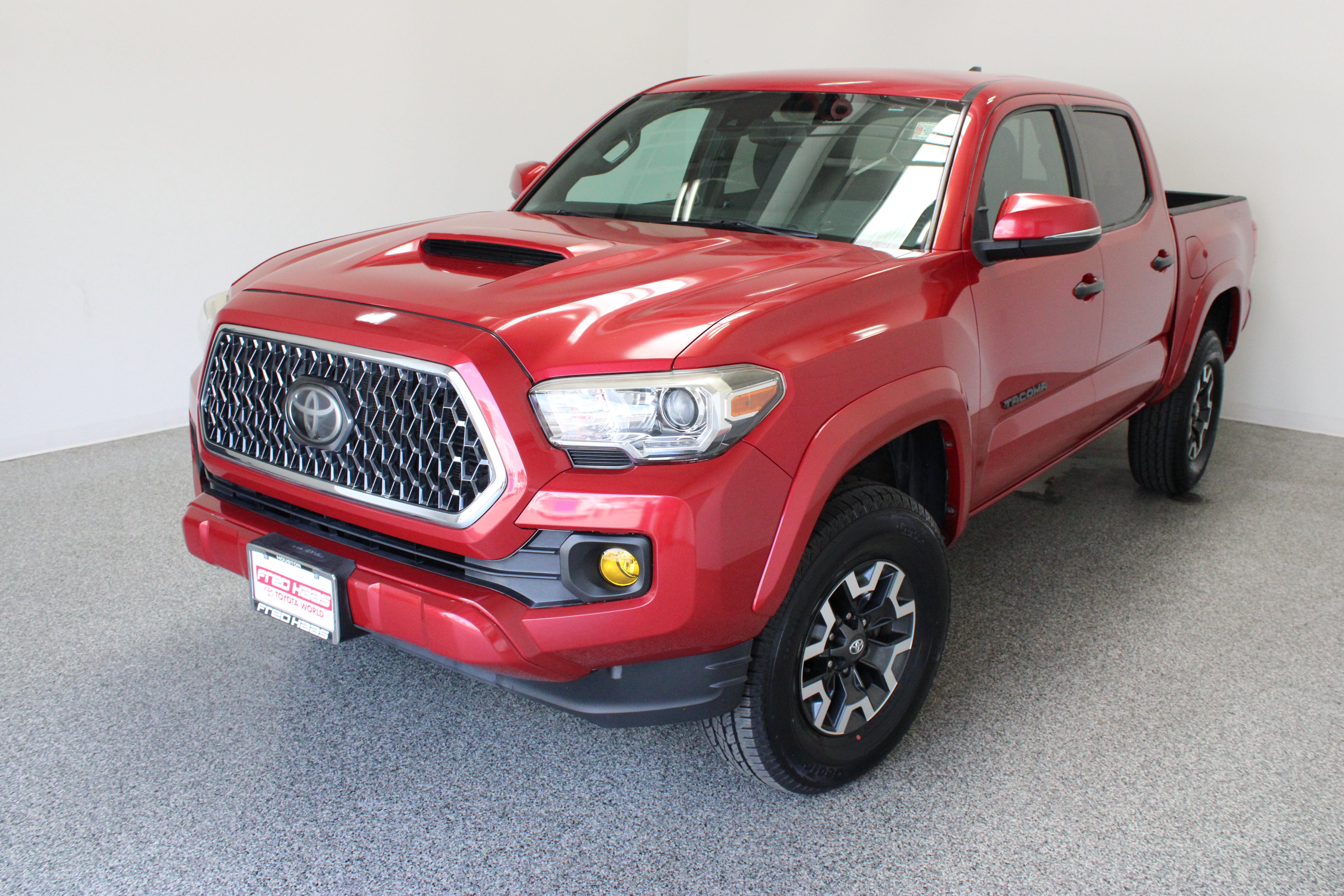 Used 2019 red Toyota TRD Sport image 2