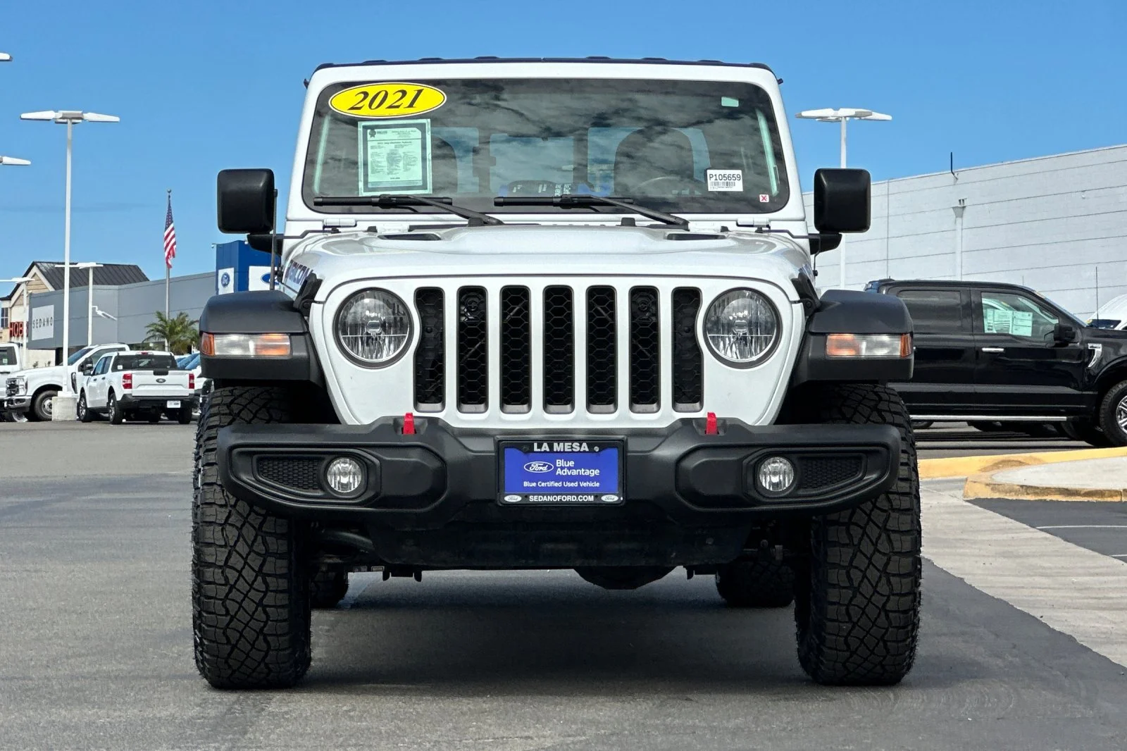 Used 2021 White Jeep Rubicon image 8