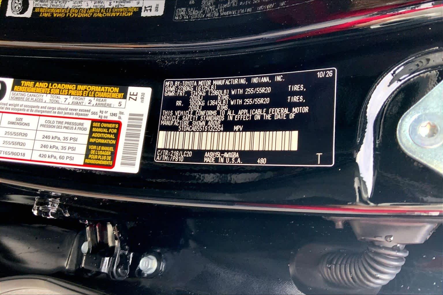 New 2026 Midnight Black Metallic Toyota Hybrid Limited image 21