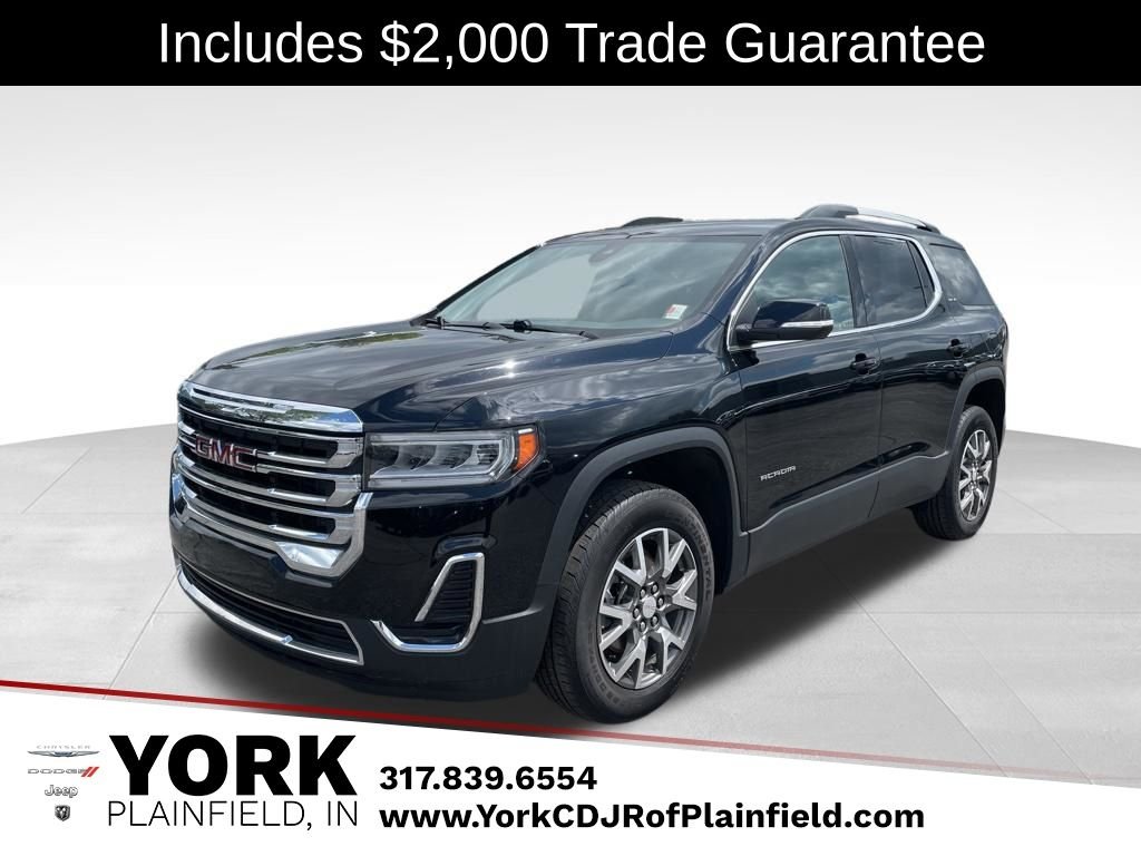 Black 2023 GMC Acadia SLE FWD SUV / Crossover Front-Wheel Drive 9-Speed Automatic